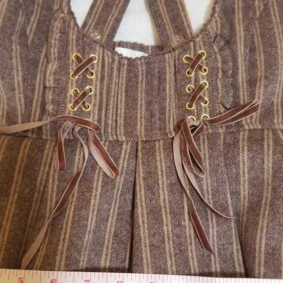 Liz Lisa pinstripe suspender babydoll dress - Picture 3 of 6